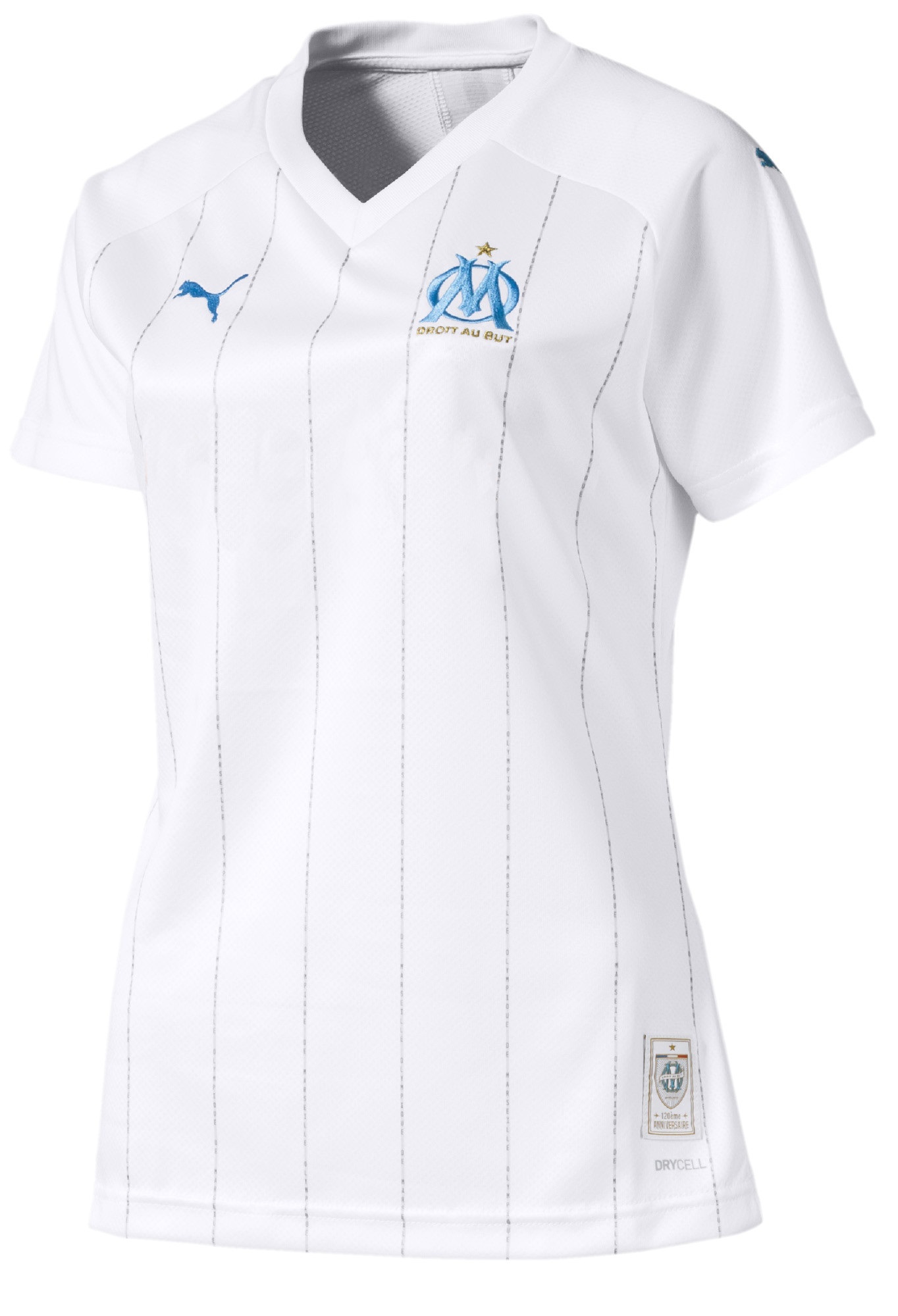 Camisa feminina oficial Adidas Olympique de Marseille 2019 2020 I